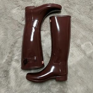 Hunter original adjustable gloss rain boot
